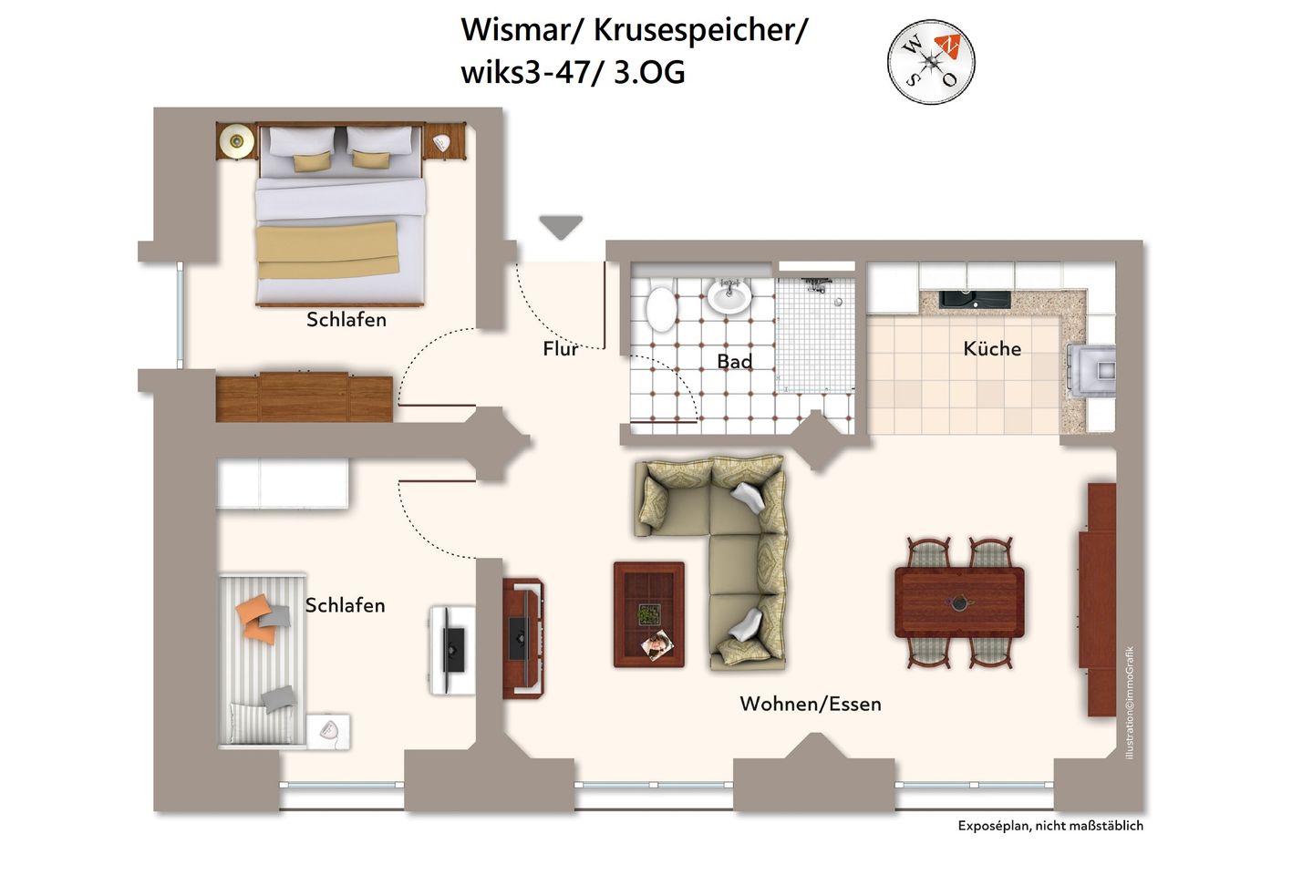 Krusespeicher Krusespeicher 3-47 Wismar - 