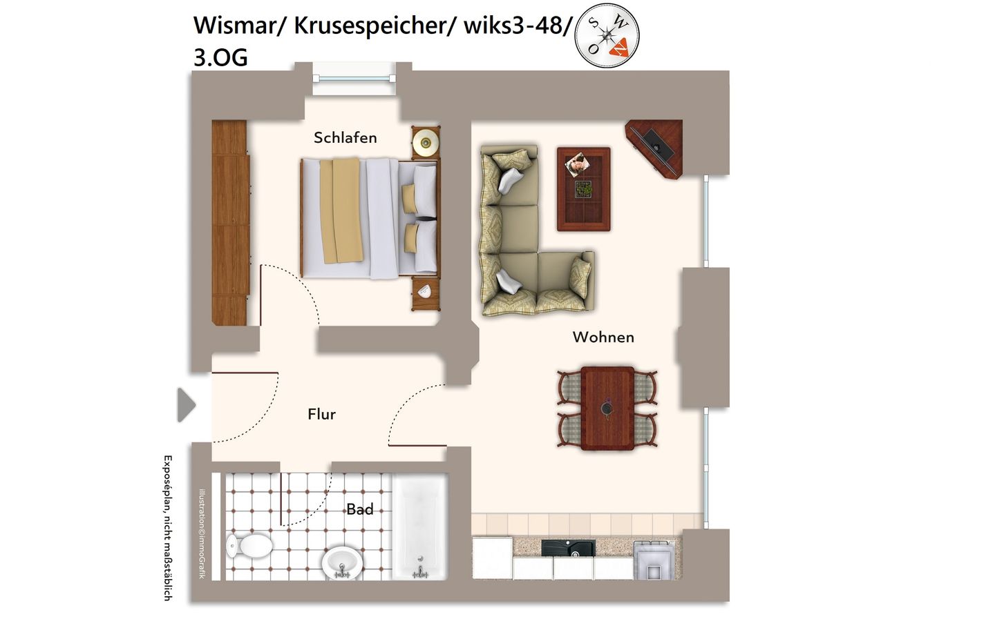 Krusespeicher Krusespeicher 3-48 Wismar -