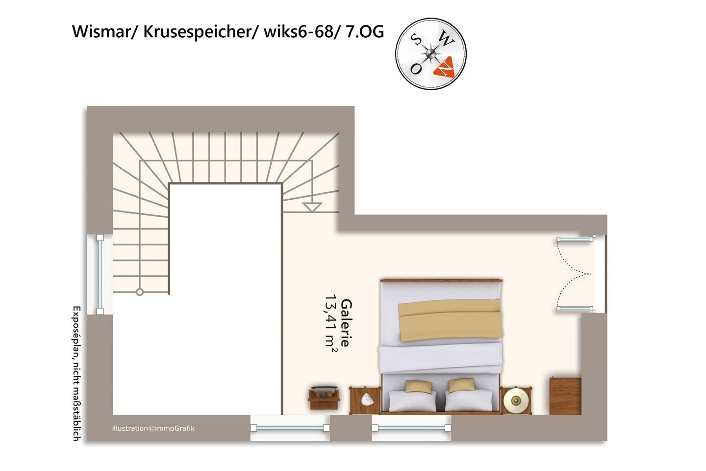 Krusespeicher Krusespeicher 6-68 Wismar - Grundriss