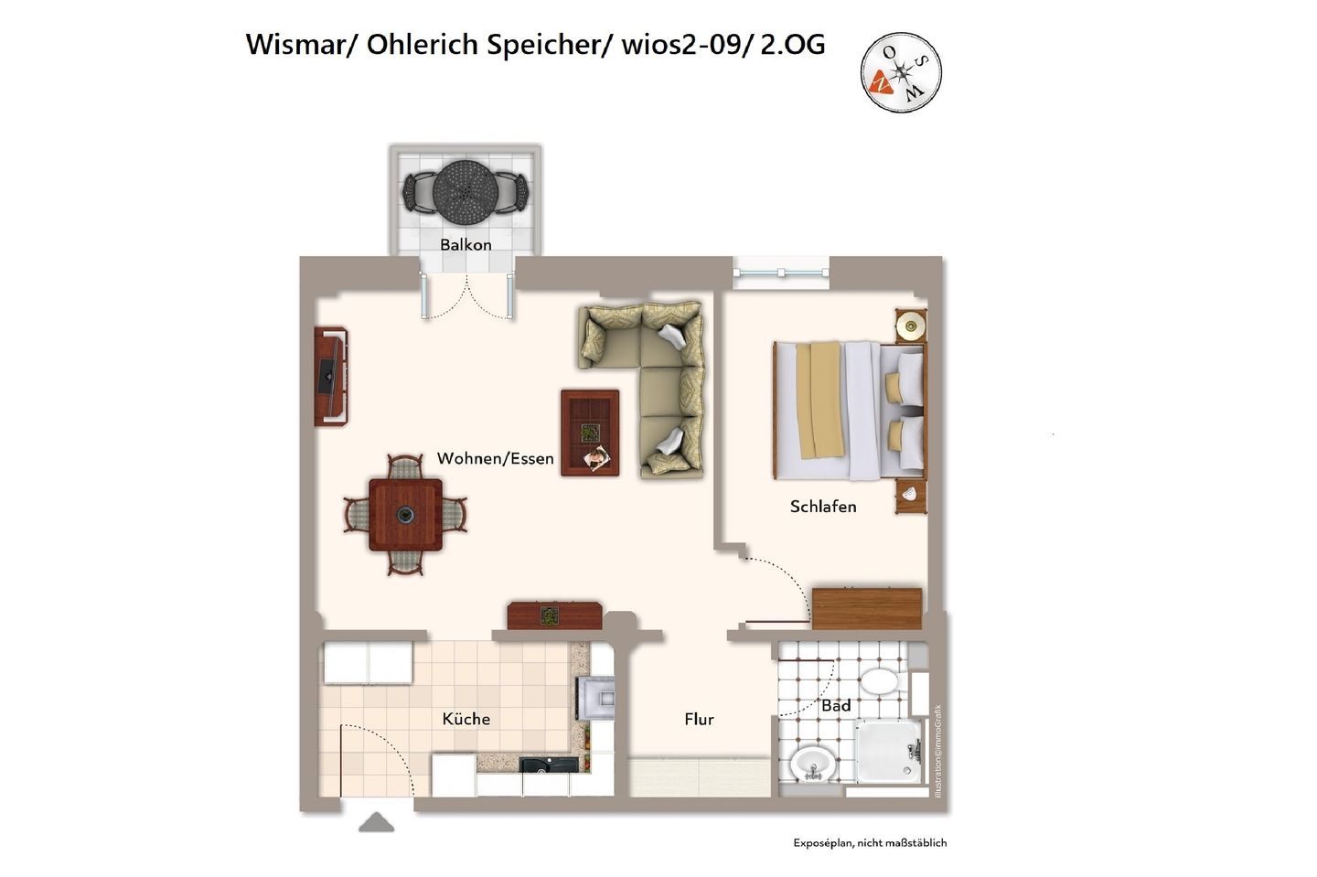 Ohlerich Speicher Ohlerich Speicher 2-09 Wismar - Grundriss