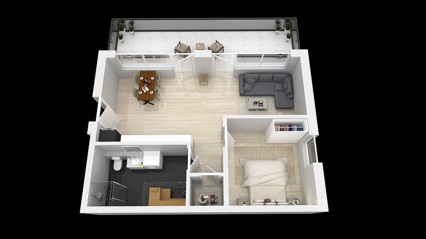 Gebirgsresort Ferienwohnung 2.0.1 Winterberg - Grundriss