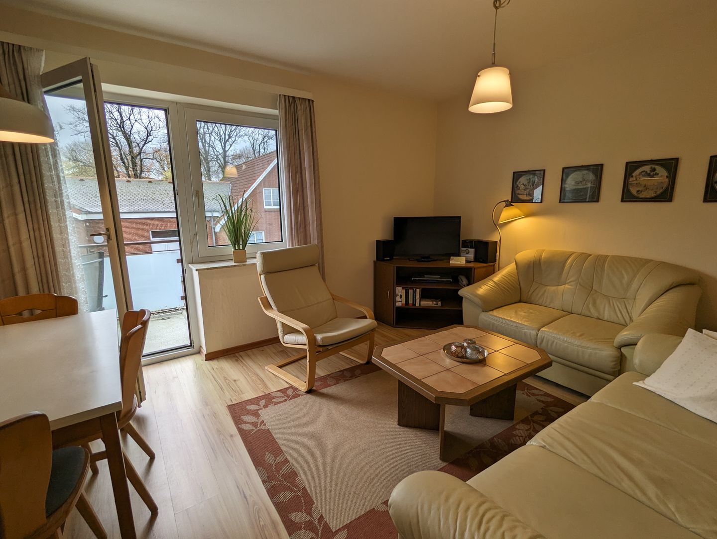 Haus Ekke Nekkepenn I, Whg. 6 Wyk auf Föhr - Wohnzimmer