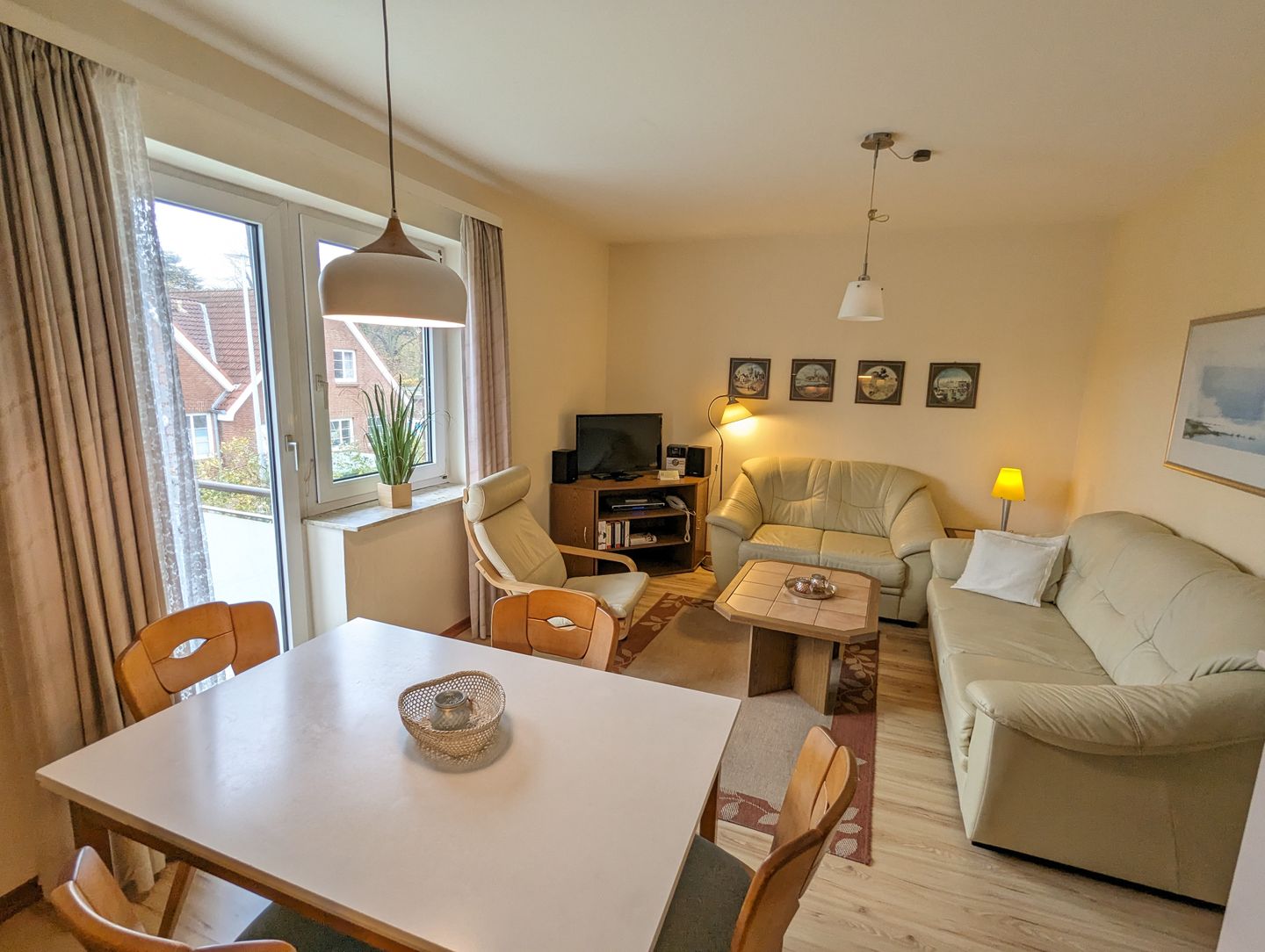 Haus Ekke Nekkepenn I, Whg. 6 Wyk auf Föhr - Wohnzimmer