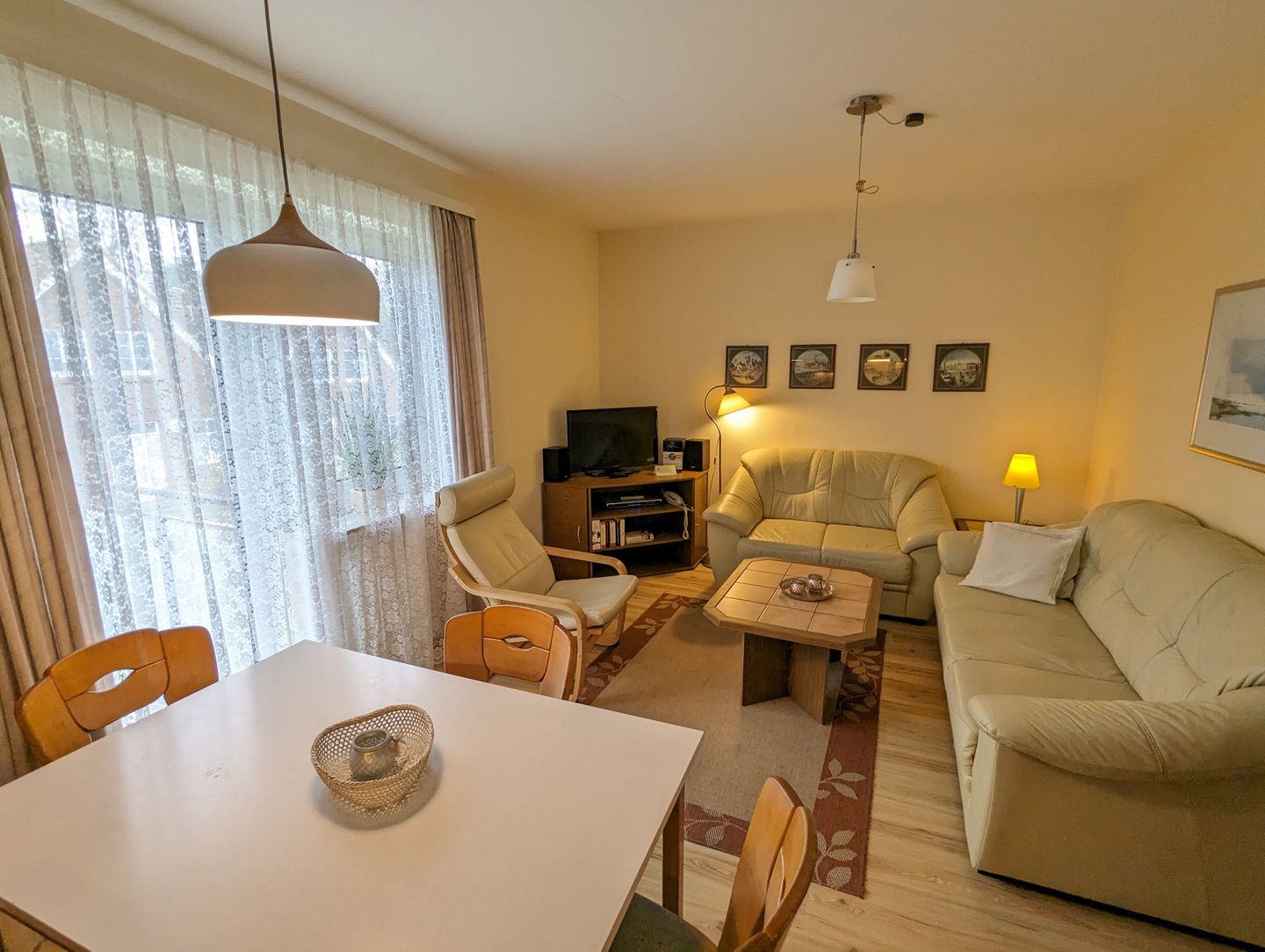 Haus Ekke Nekkepenn I, Whg. 6 Wyk auf Föhr - Wohnzimmer