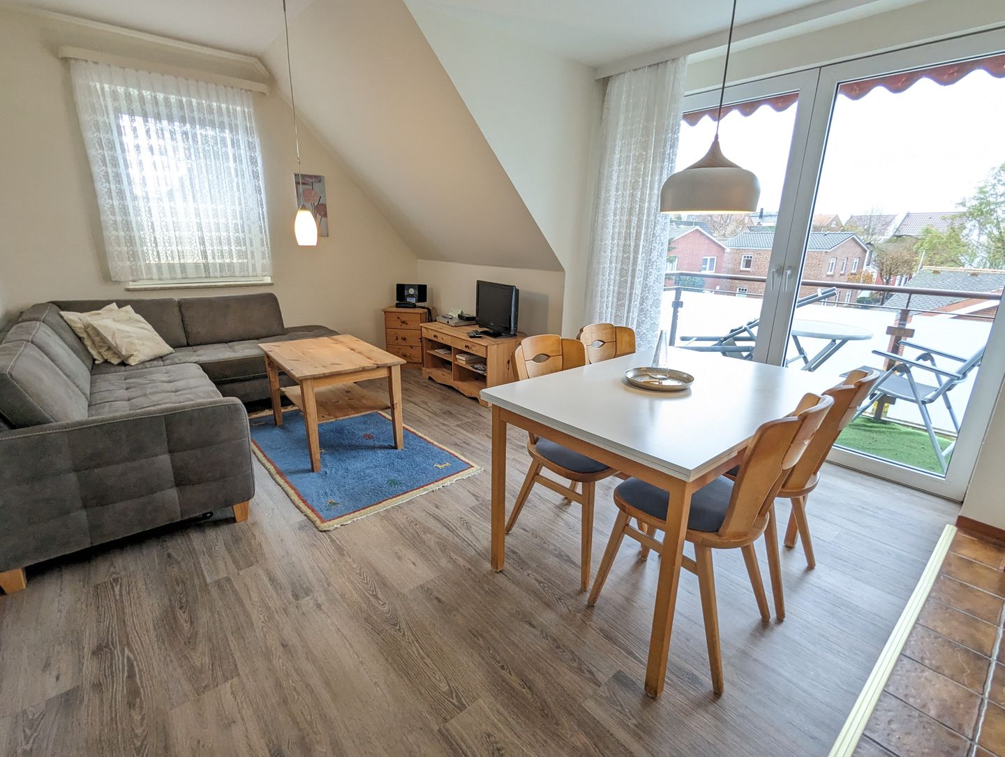 Haus Ekke Nekkepenn I, Whg. 7 Wyk auf Föhr - Wohnzimmer