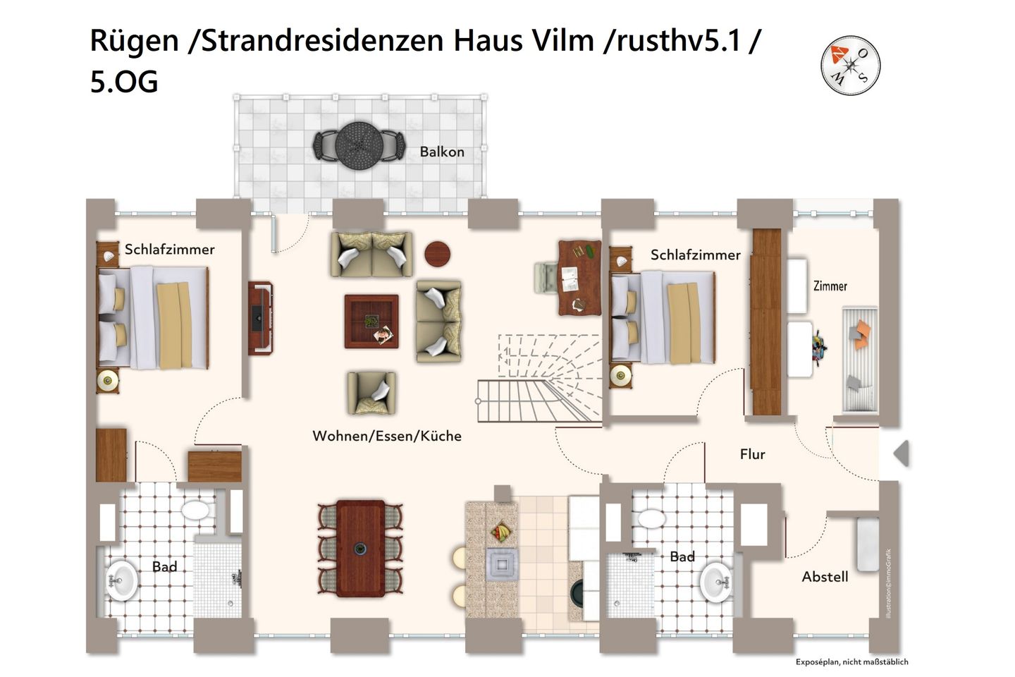 Strandresidenzen Binz-Prora Strandresidenzen Binz-Prora V5.1 Rügen - Grundriss