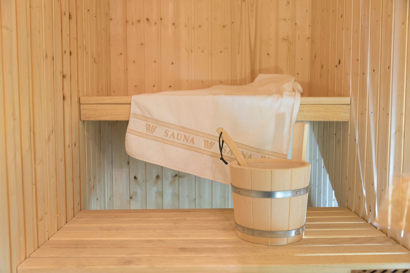 NordseeResort Friesland Ferienhäuser NordseeResort Friesland 38 Schillig - Saunabereich