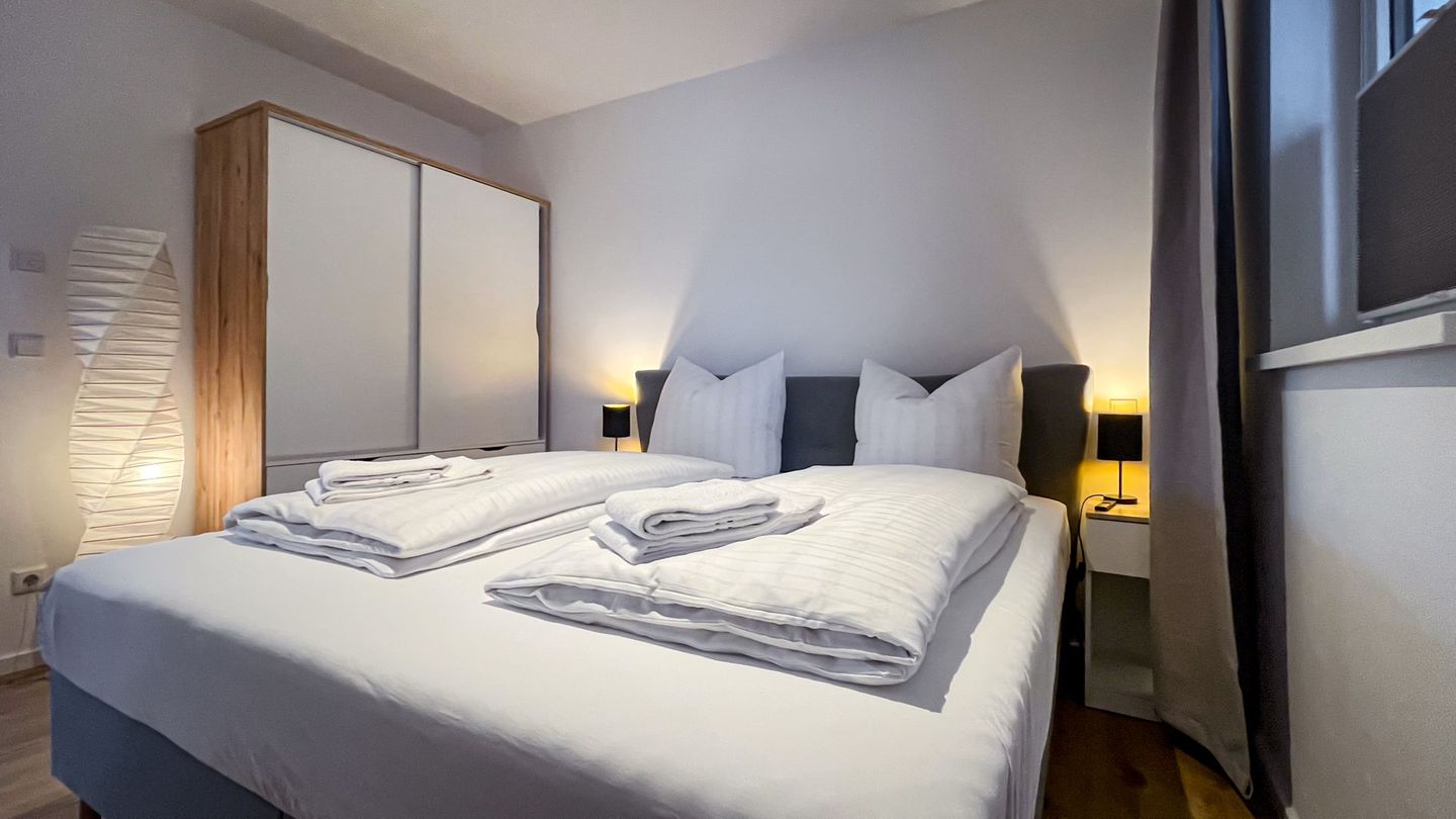 Gebirgsresort Ferienwohnung Schanzenblick Winterberg - Schlafzimmer