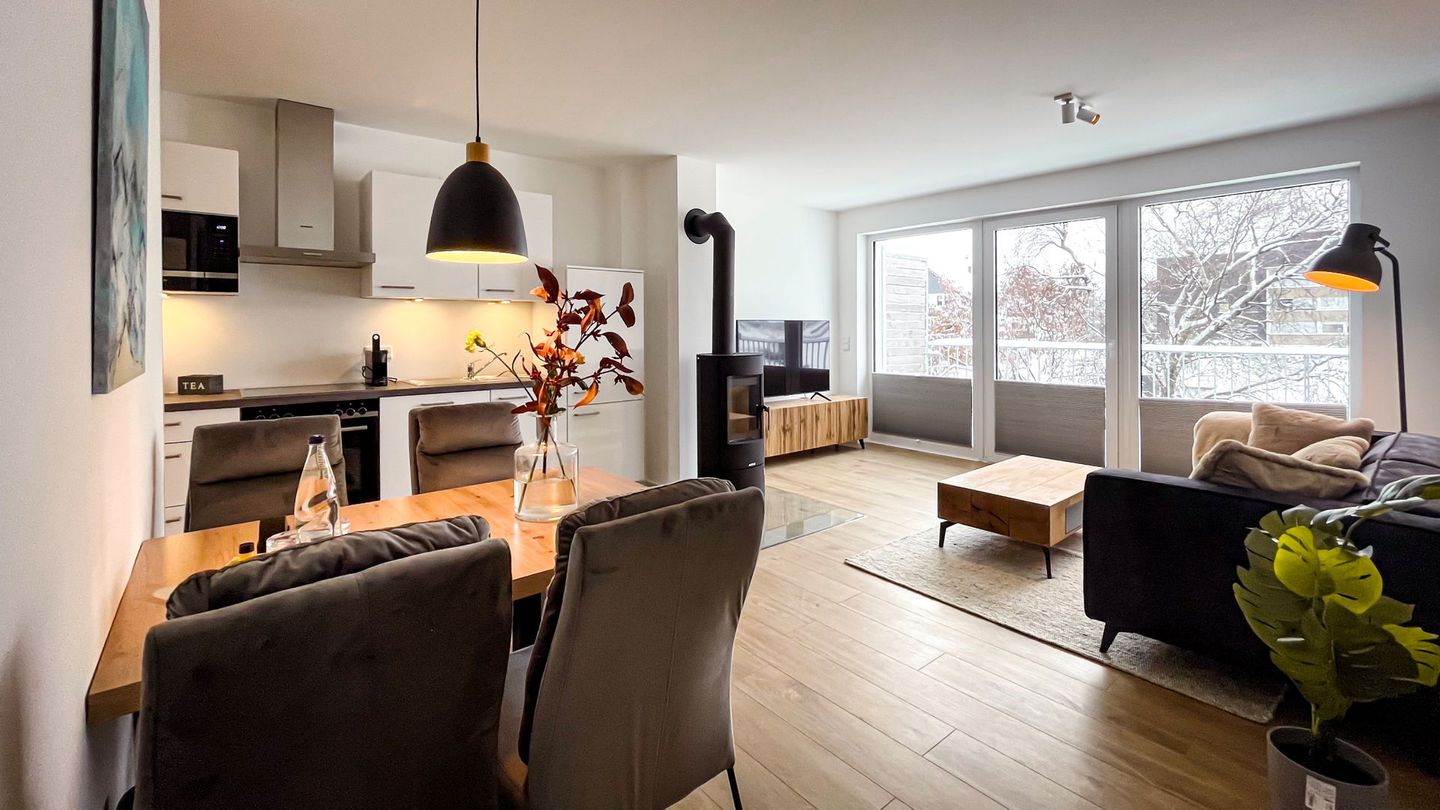 Gebirgsresort Ferienwohnung Schanzenblick Winterberg - Wohnzimmer