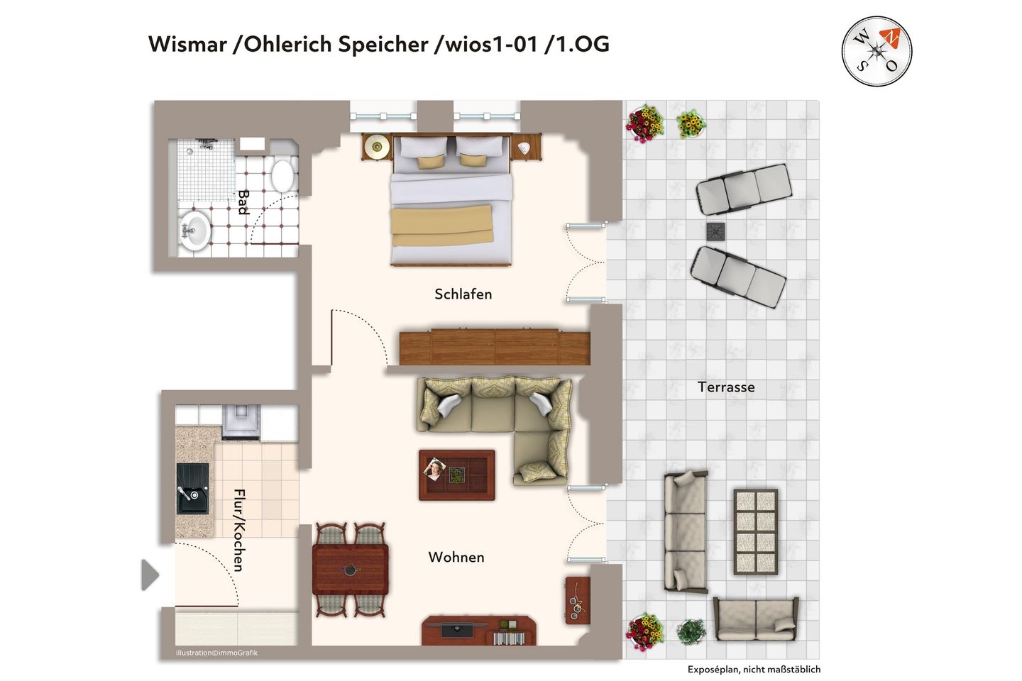 Ohlerich Speicher Ohlerich Speicher 1-01 Wismar - Grundriss
