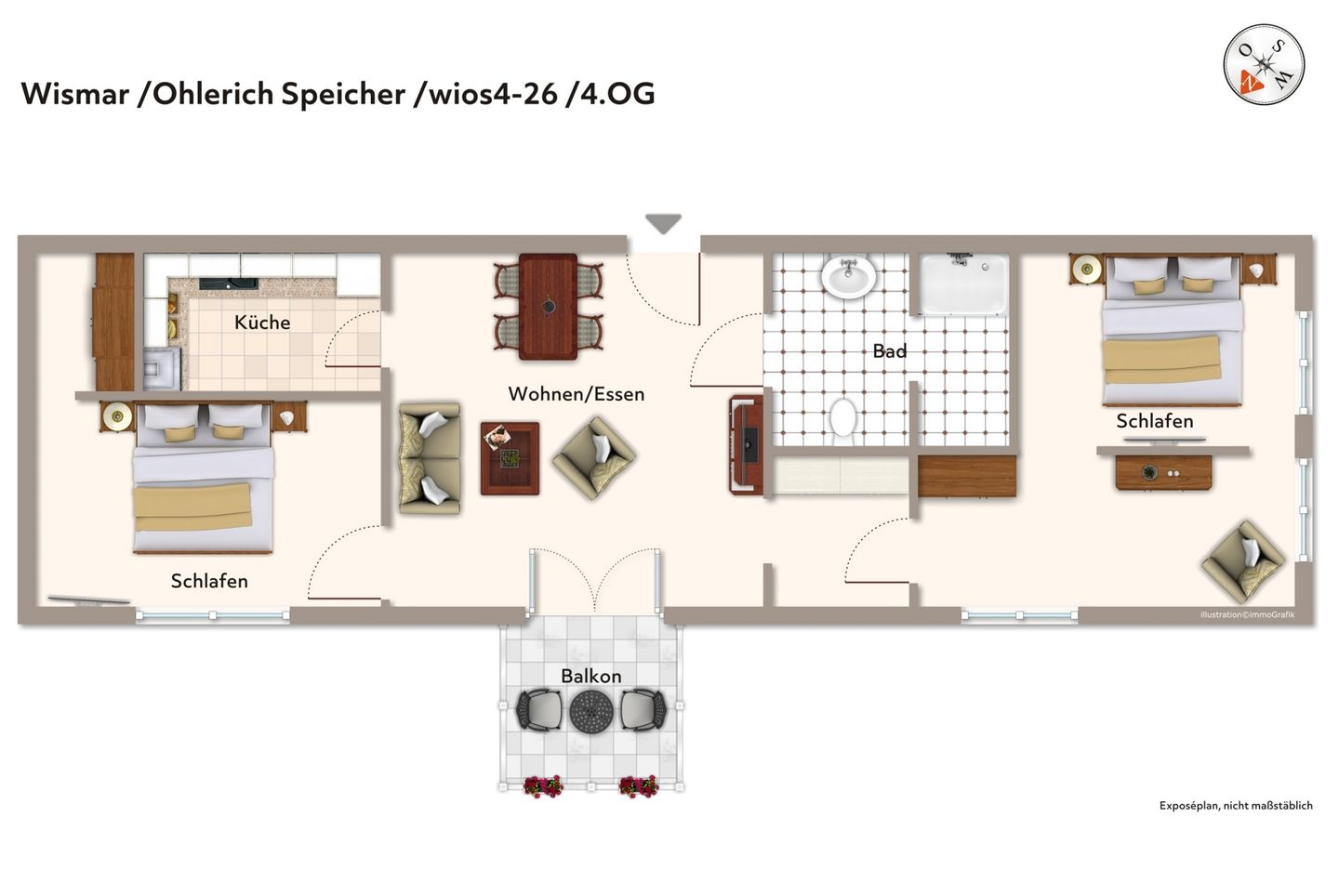 Ohlerich Speicher Ohlerich Speicher 4-26 Wismar - Grundriss