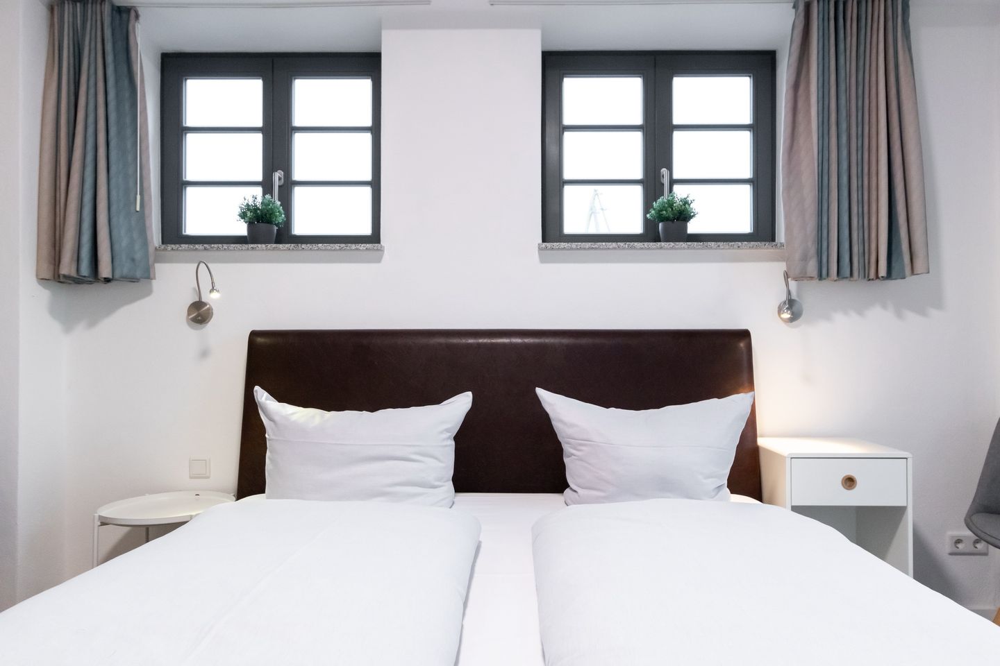 Ohlerich Speicher Ohlerich Speicher 1-01 Wismar - Schlafzimmer mit Doppelbett