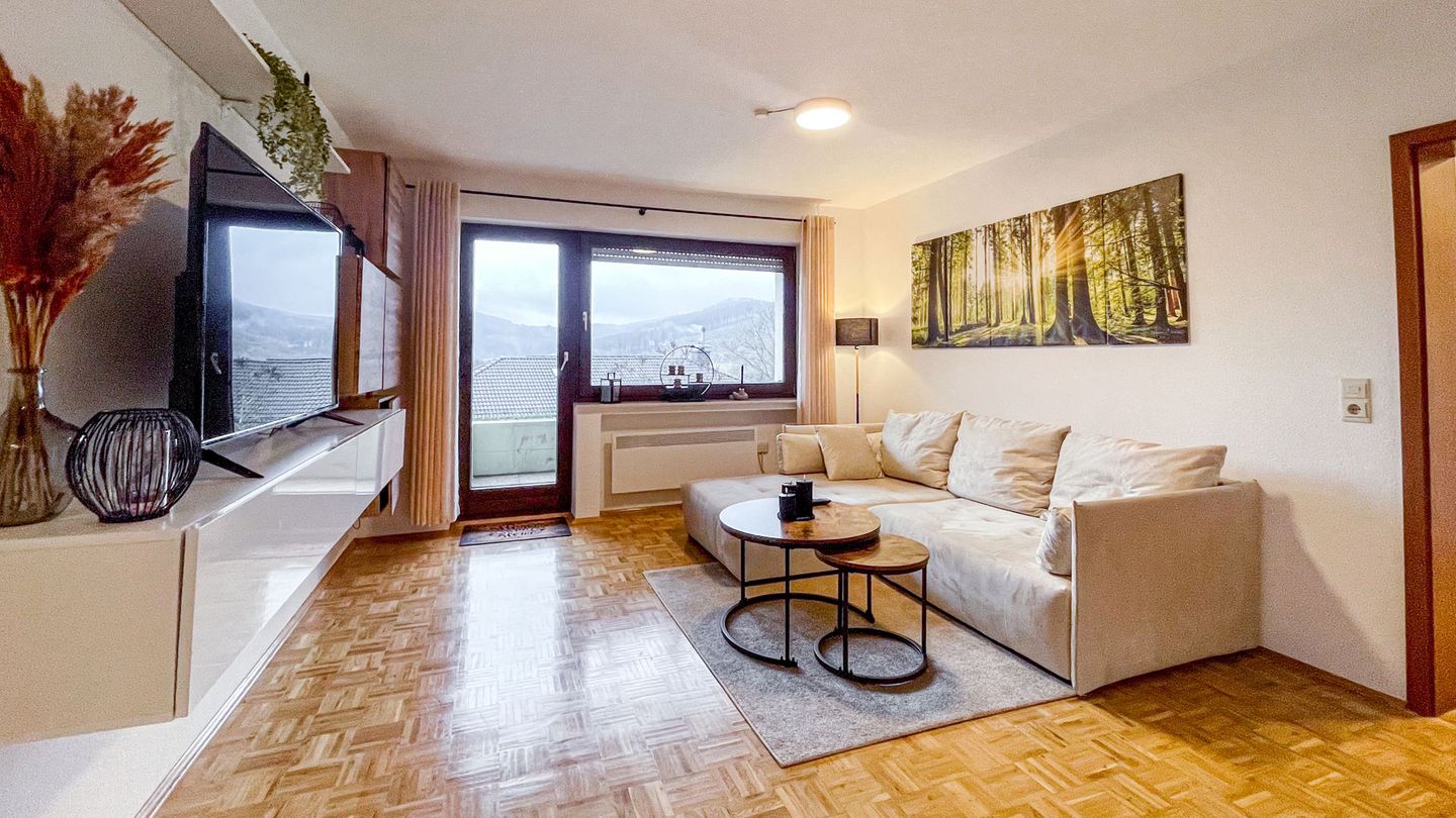  Ferienwohnung am See Winterberg-Niedersfeld - Wohnzimmer