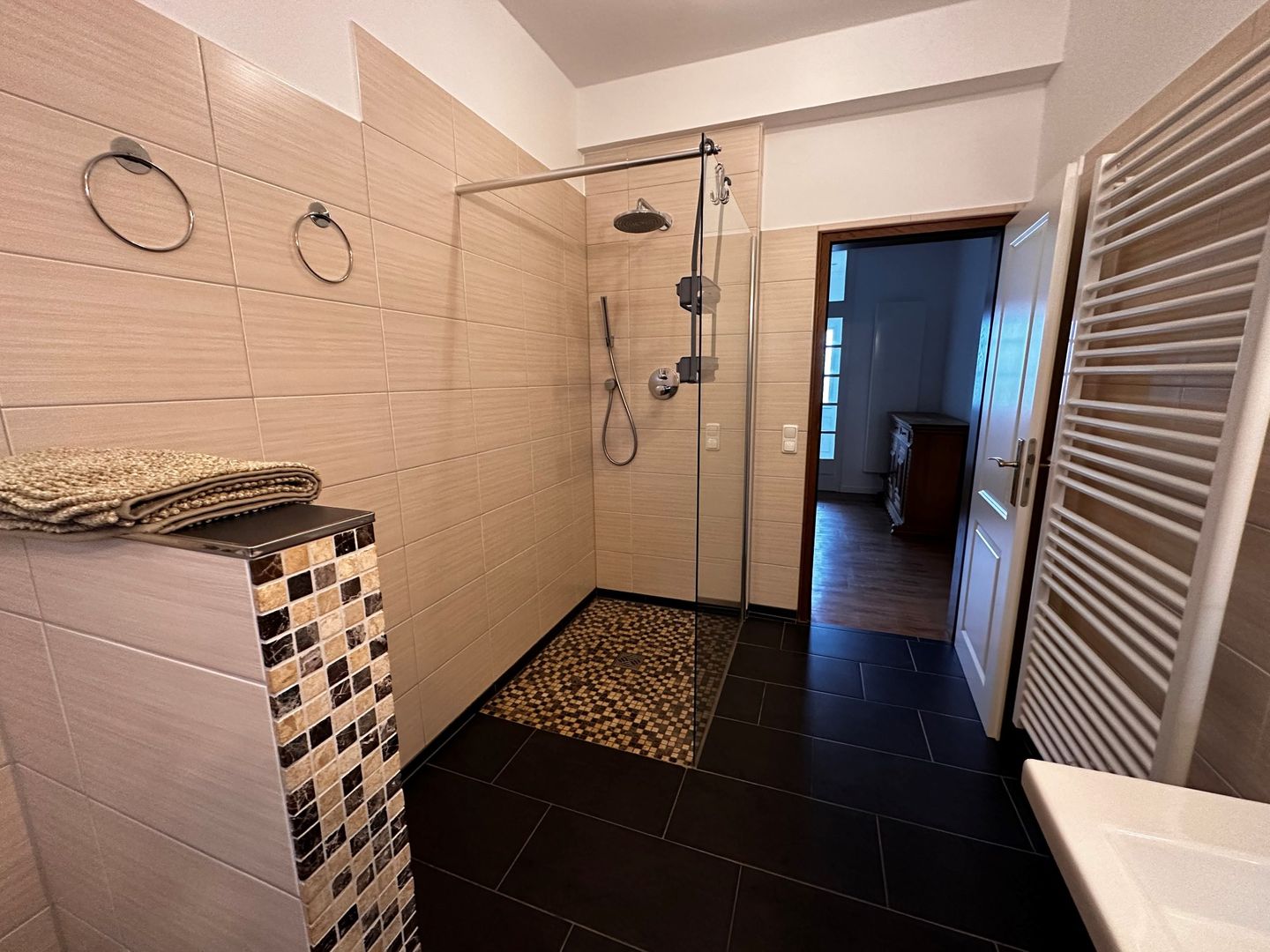 Haus Waasfrees Haushälfte Habel Mehrgenerationenhaus mit Meerblick direkt am Wasser mit Terrasse und Garten Steenodde auf Amrum - 