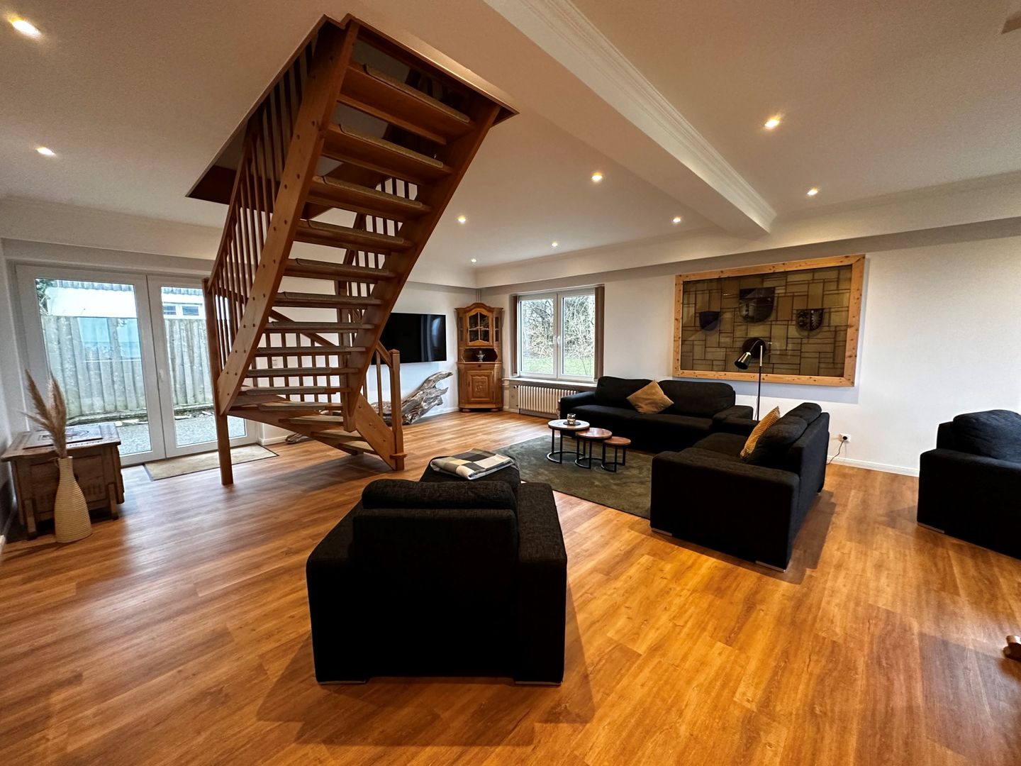 Haus Waasfrees Haushälfte Habel Mehrgenerationenhaus mit Meerblick direkt am Wasser mit Terrasse und Garten Steenodde auf Amrum - 