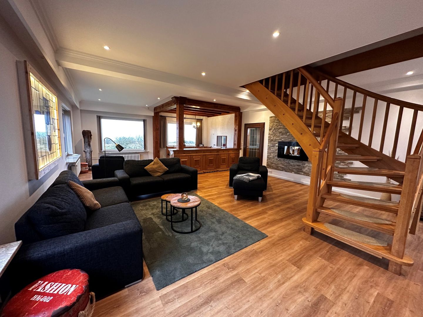 Haus Waasfrees Haushälfte Habel Mehrgenerationenhaus mit Meerblick direkt am Wasser mit Terrasse und Garten Steenodde auf Amrum - 