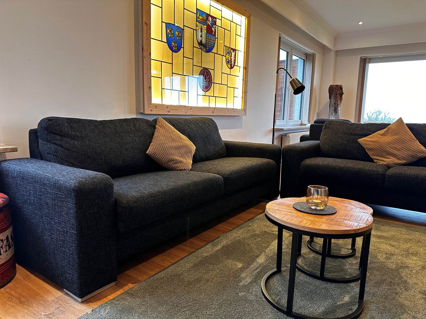 Haus Waasfrees Haushälfte Habel Mehrgenerationenhaus mit Meerblick direkt am Wasser mit Terrasse und Garten Steenodde auf Amrum - 