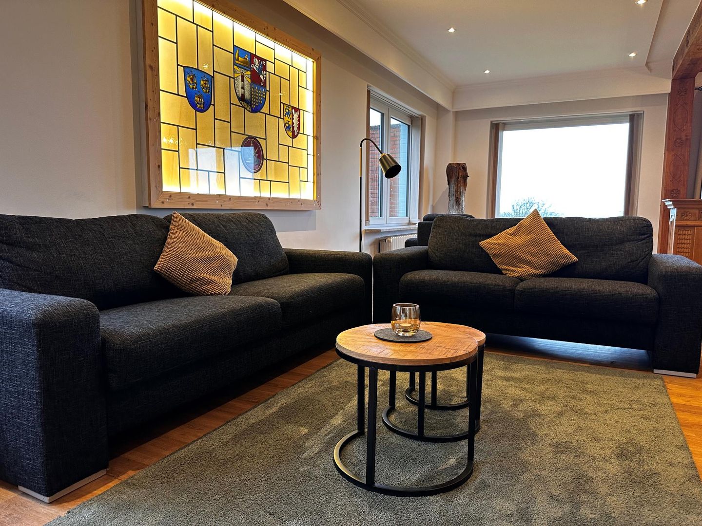 Haus Waasfrees Haushälfte Habel Mehrgenerationenhaus mit Meerblick direkt am Wasser mit Terrasse und Garten Steenodde auf Amrum - 