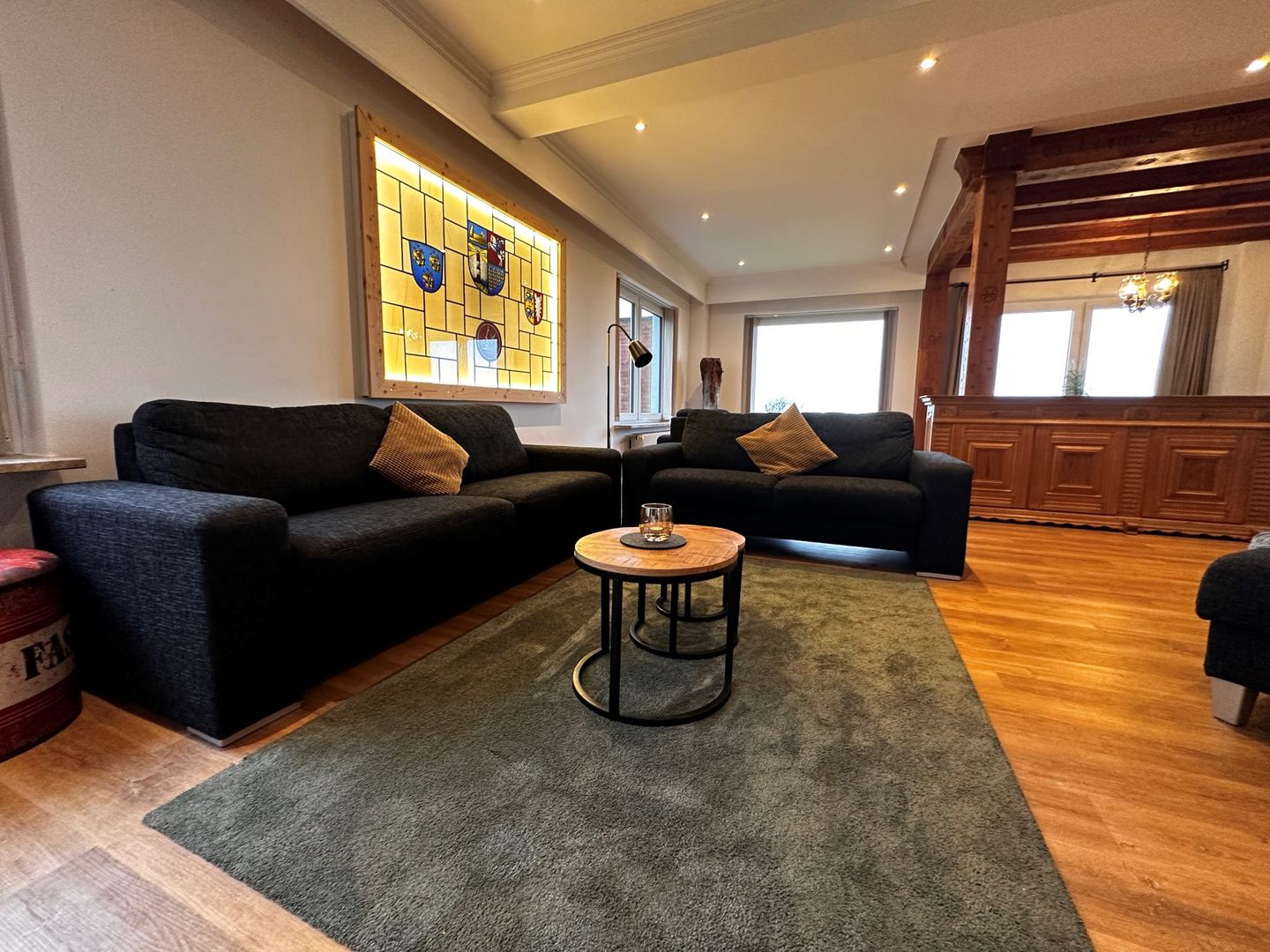 Haus Waasfrees Haushälfte Habel Mehrgenerationenhaus mit Meerblick direkt am Wasser mit Terrasse und Garten Steenodde auf Amrum - 