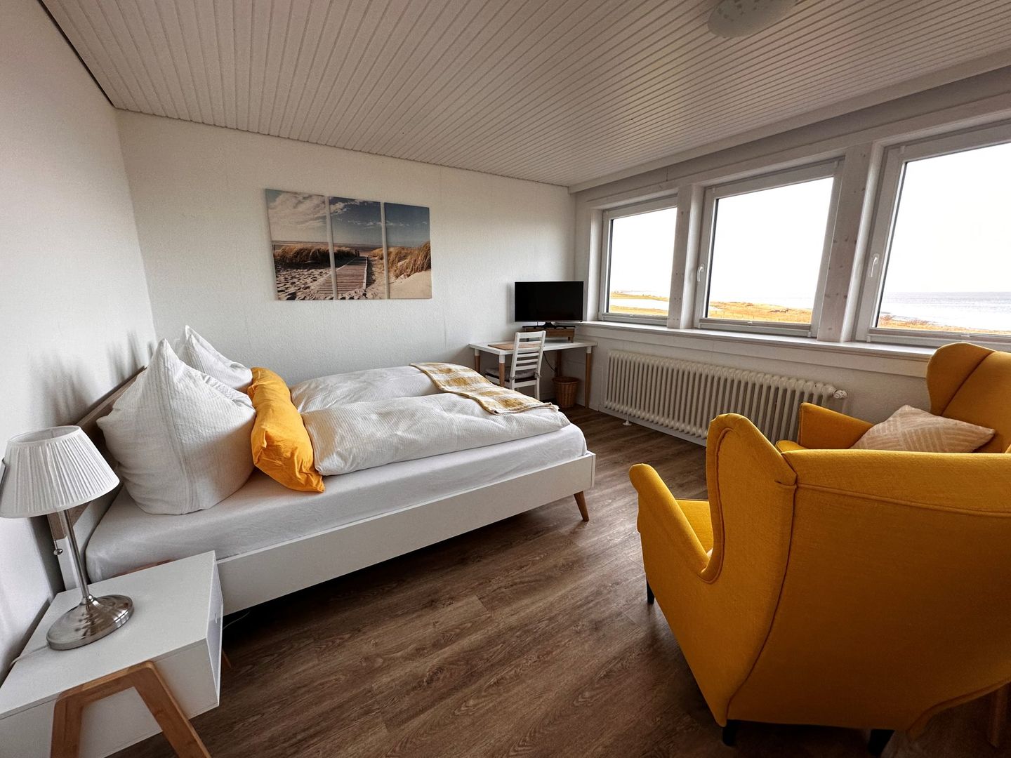 Haus Waasfrees Ferienwohnung Oland mit einmaliger Wattlage. Steenodde auf Amrum - 