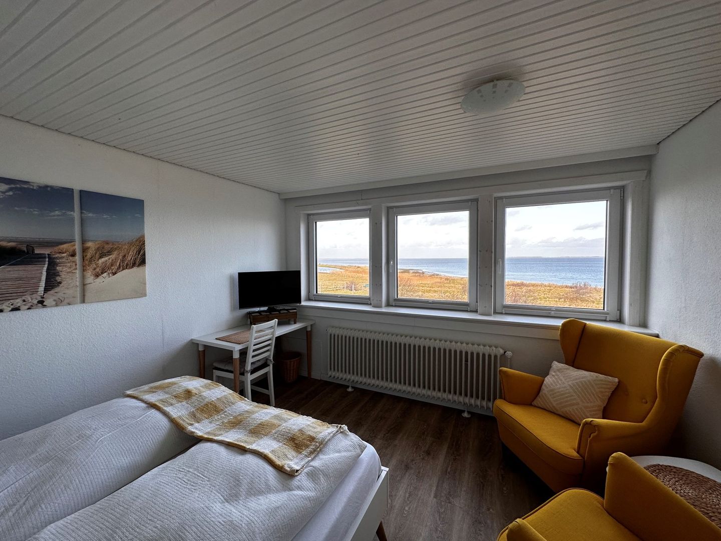 Haus Waasfrees Ferienwohnung Oland mit einmaliger Wattlage. Steenodde auf Amrum - 