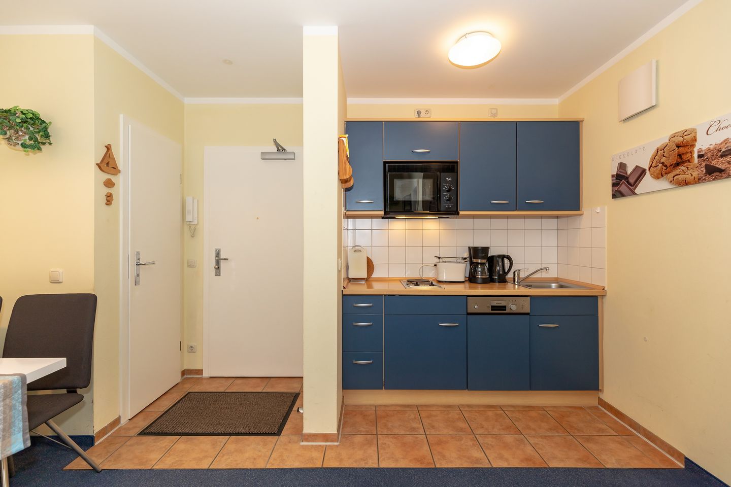 Ostseewelle Ostseewelle 19 Kühlungsborn - Wohn-Essbereich mit Küchenzeile