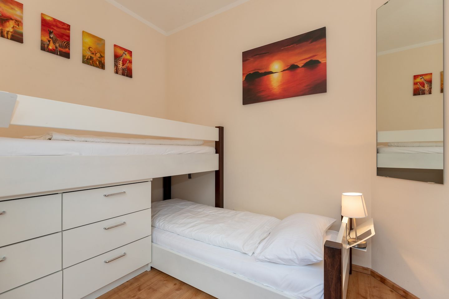 Ostseewelle Ostseewelle 21 Kühlungsborn - Schlafzimmer mit zwei Einzelbetten