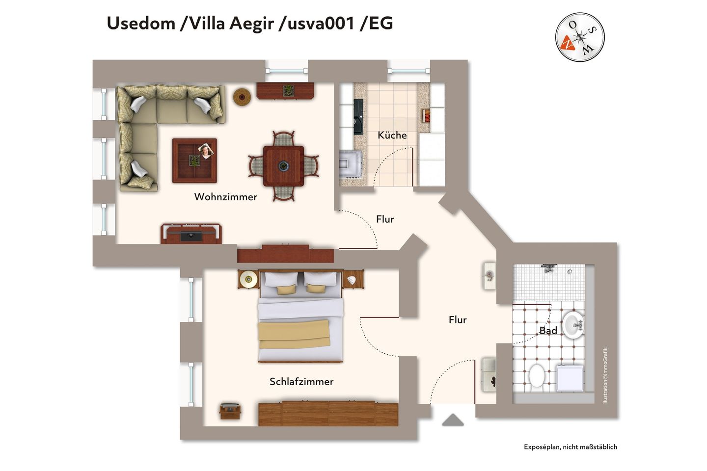 Villa Aegir Villa Aegir 001 Usedom - Grundriss