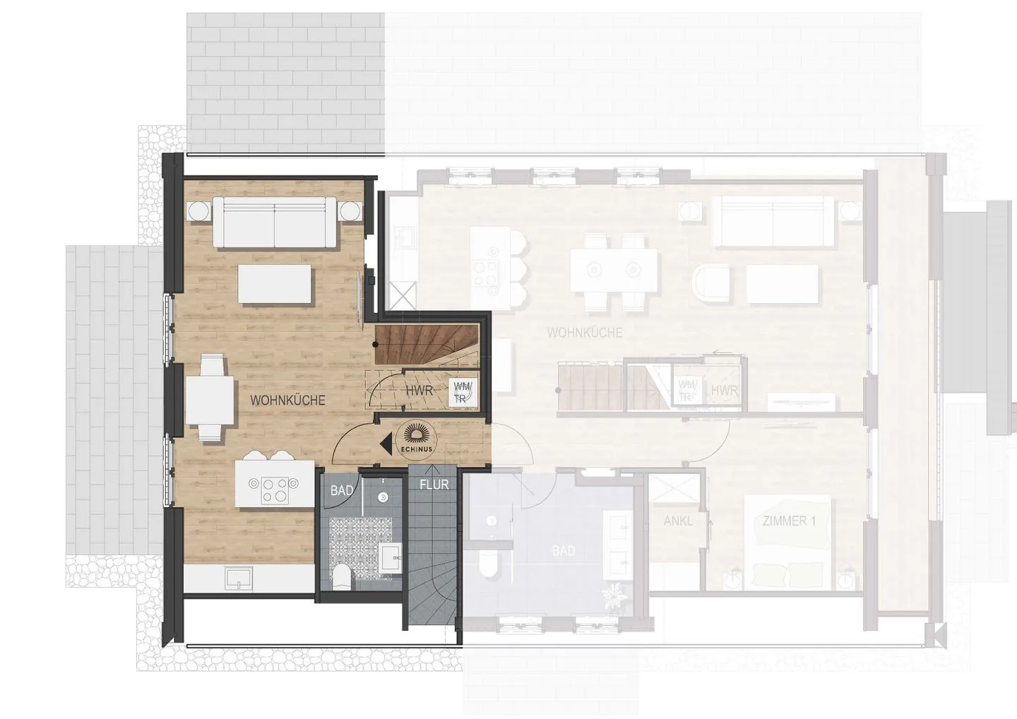 Hummergrund Echinus SPO Boehl - Grundriss