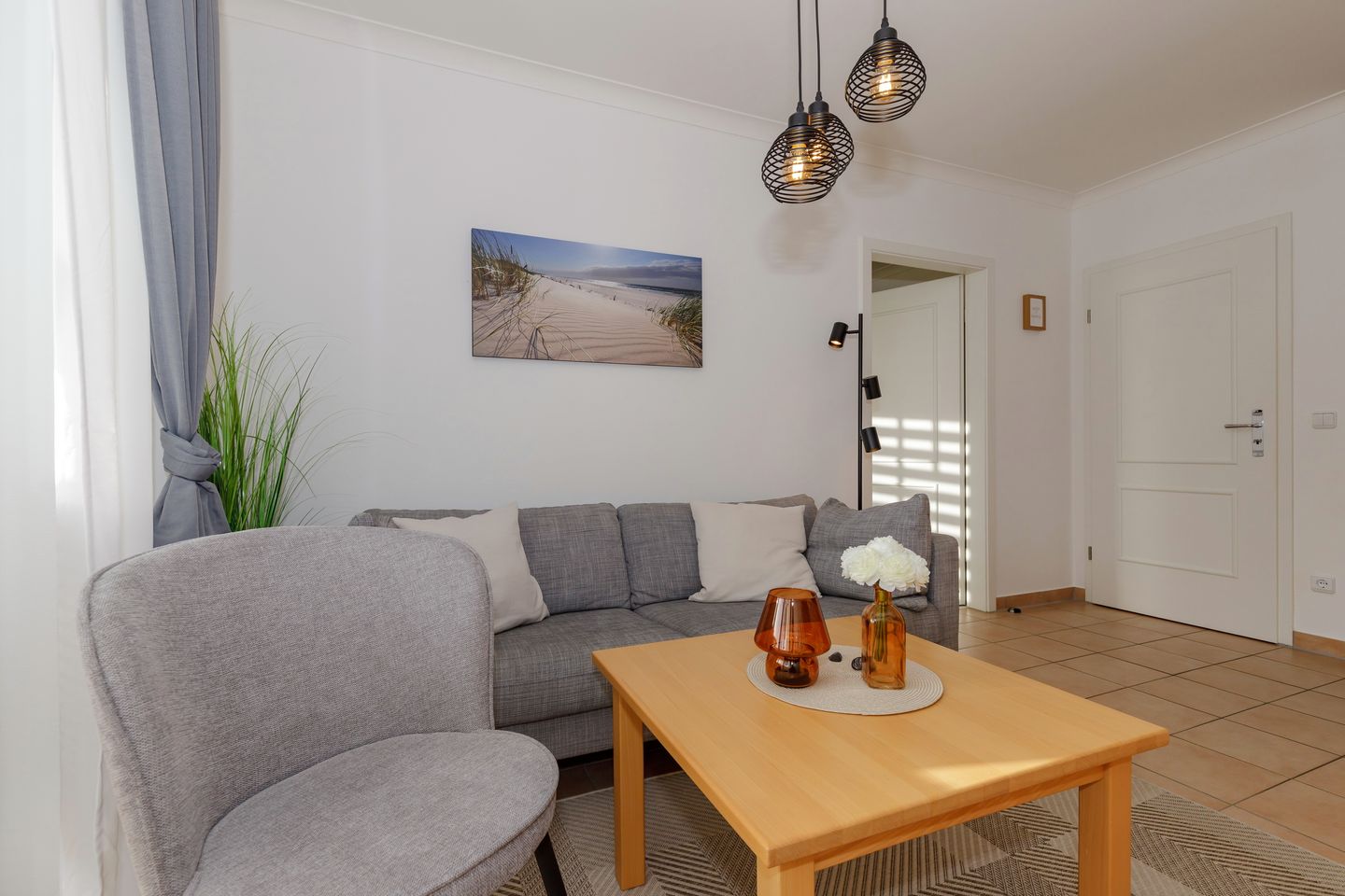 Apartment-Residenz Ostseestrand Apartment-Residenz Ostseestrand 21 Kühlungsborn - Wohn-Essbereich mit Couch