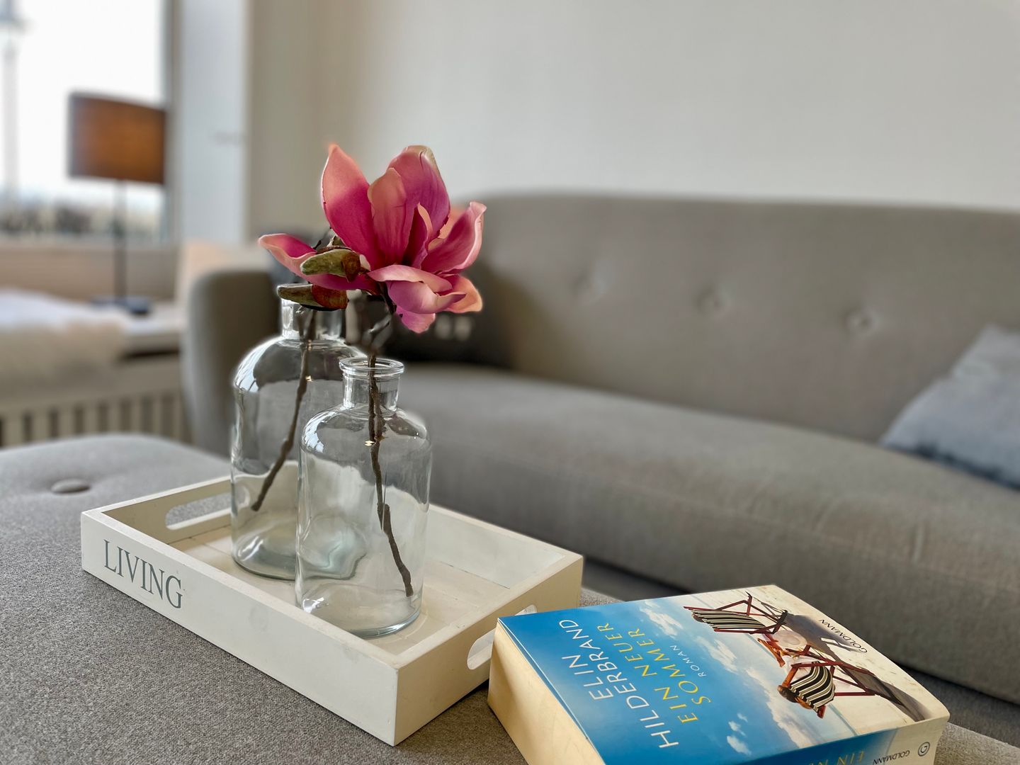 Haus Kampbarg Suite 2-Meer-Blick Kampen - Wohnzimmer