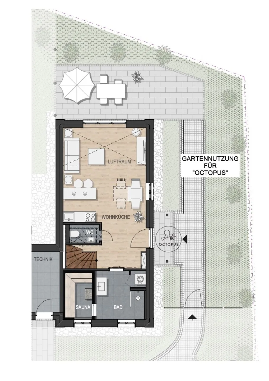 Hummergrund Octopus SPO Boehl - Grundriss