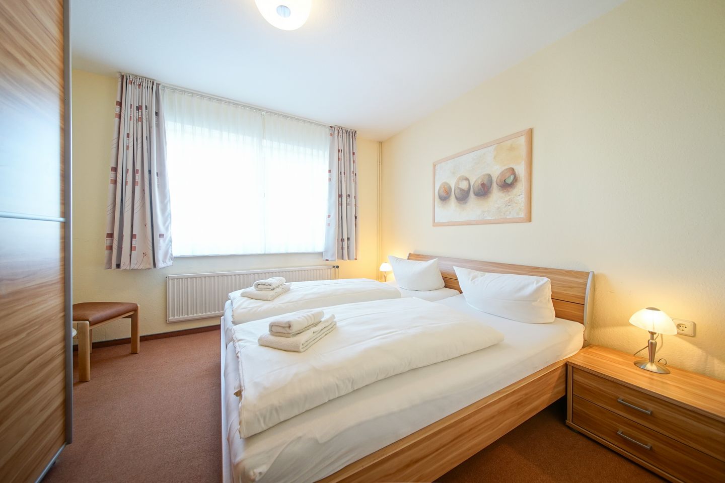 Hus Strandkieker Hus Strandkieker 09 Schillig - Schlafzimmer mit Doppelbett