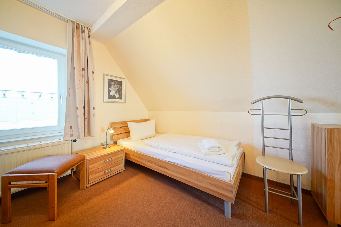 Hus Strandkieker Hus Strandkieker 09 Schillig - Schlafzimmer mit Einzelbett