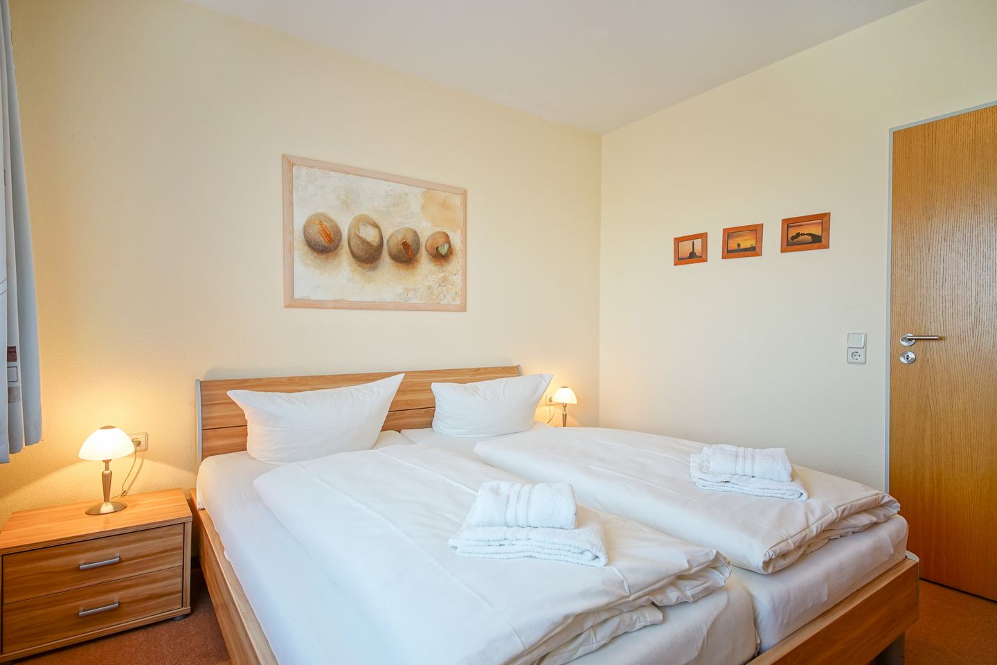 Hus Strandkieker Hus Strandkieker 09 Schillig - Schlafzimmer mit Doppelbett