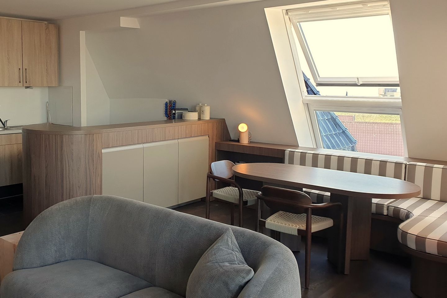 Resort Deichgraf Resort Deichgraf 31-18 Wremen - Wohn-Essbereich mit Eckbank