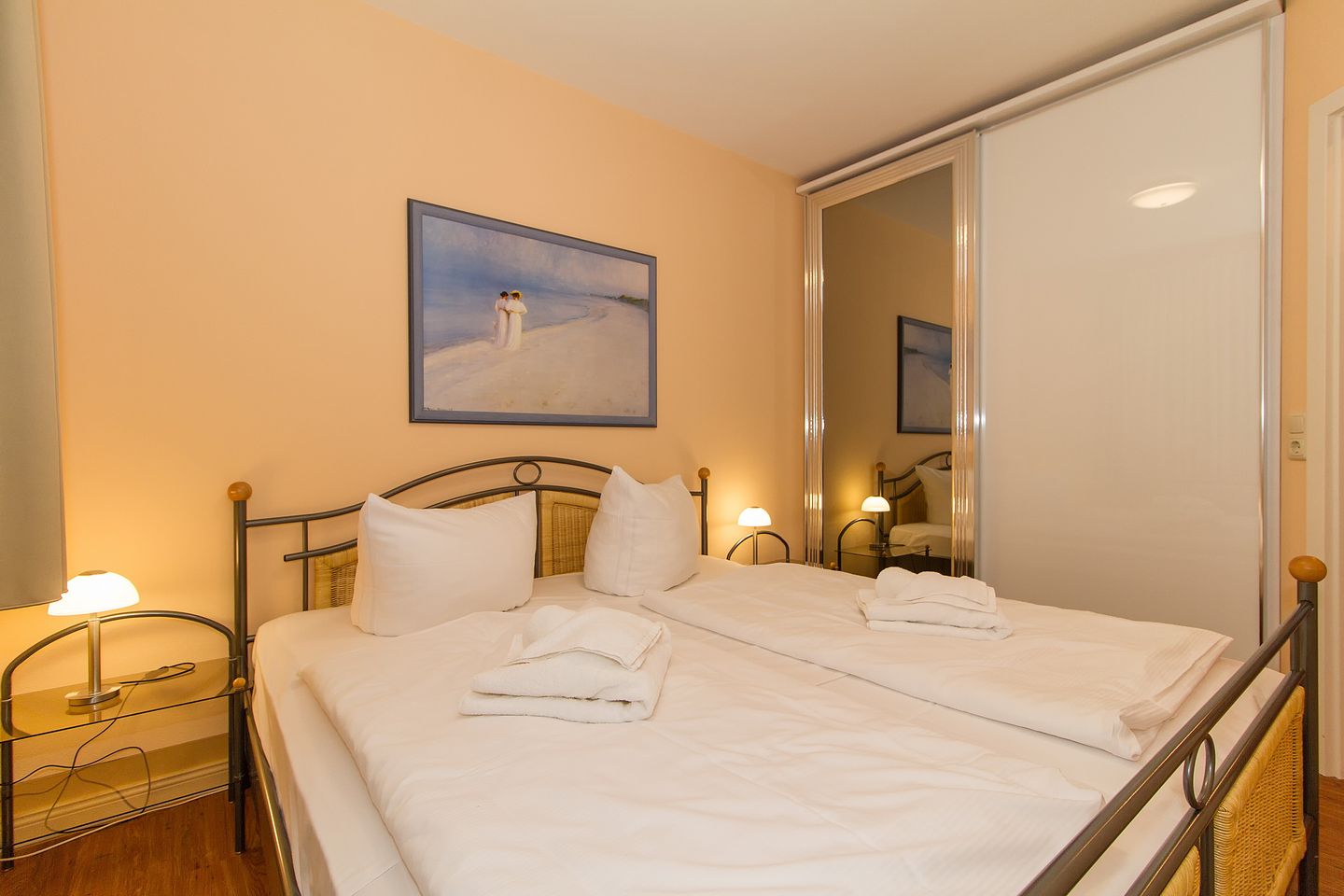 Meeresblick Meeresblick 205 Kühlungsborn - Schlafzimmer mit Doppelbett