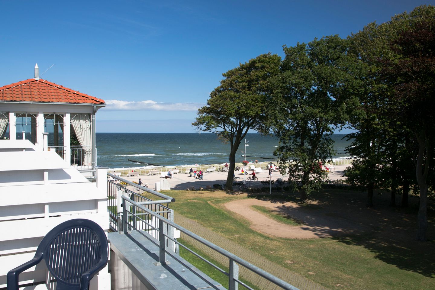 Meeresblick Meeresblick 205 Kühlungsborn - Balkon mit Ausblick