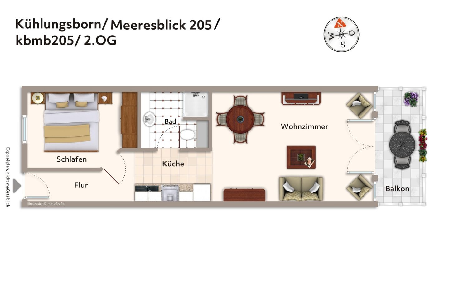 Meeresblick Meeresblick 205 Kühlungsborn - Grundriss