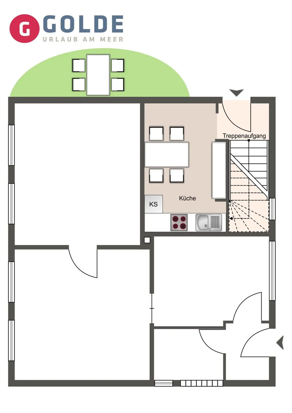 Kleinod Appartement Stina SPO Dorf - Grundriss