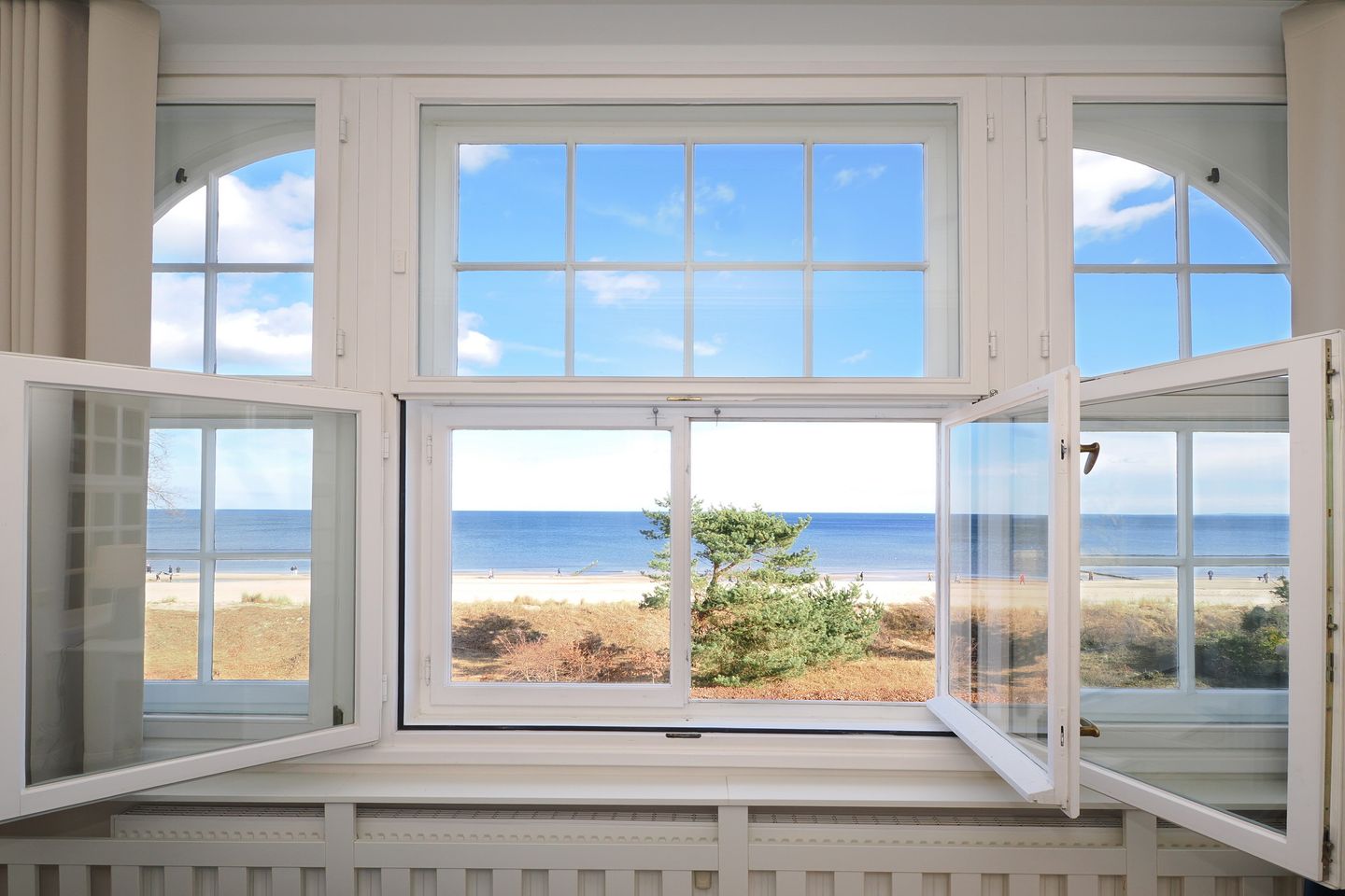 Seehof Seehof 24 Usedom - Wohn-Essbereich mit Ausblick