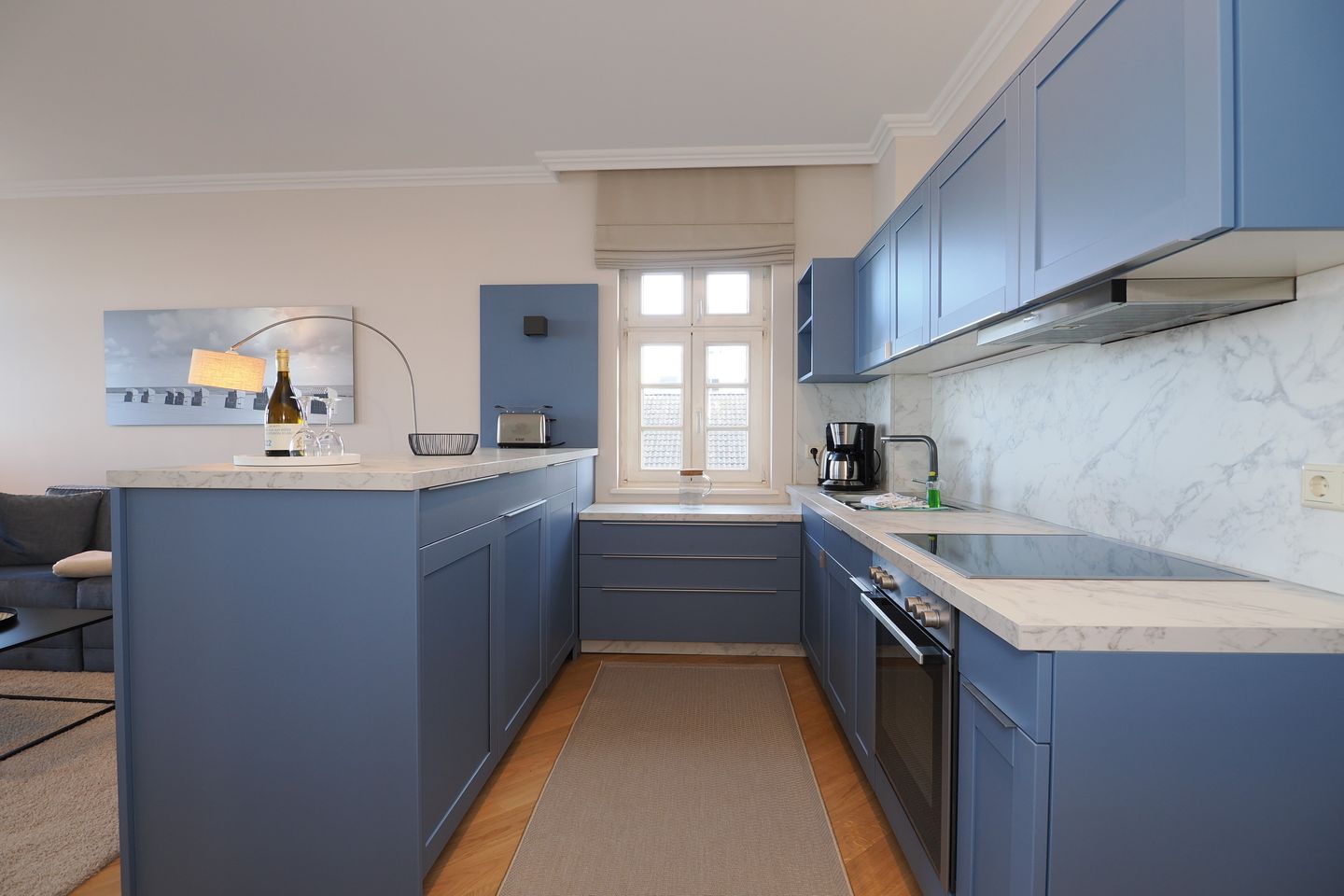 Seehof Seehof 24 Usedom - Küchenzeile mit Backofen