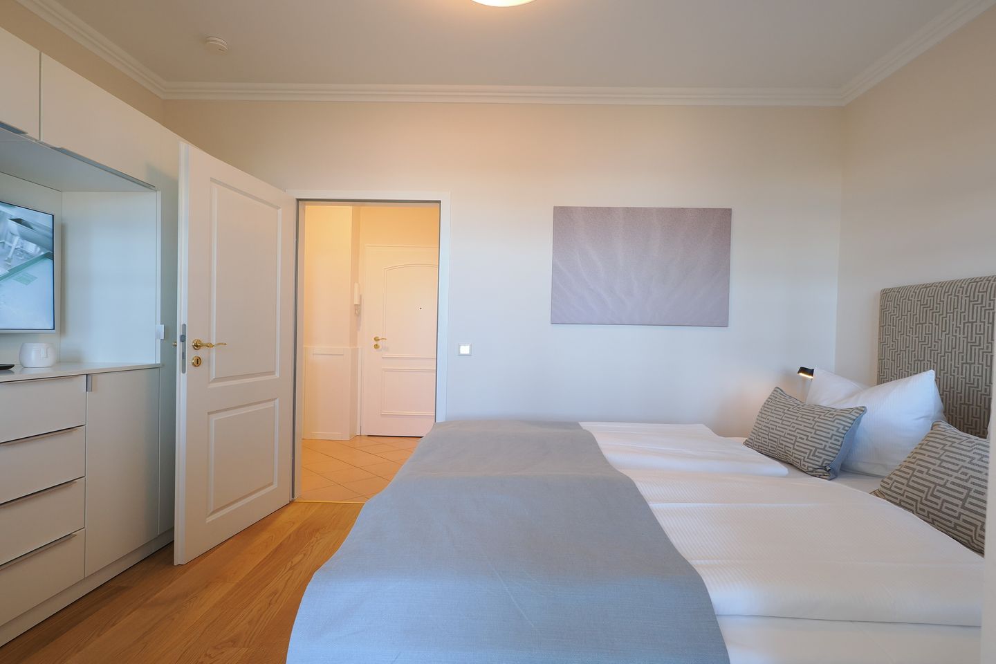 Seehof Seehof 24 Usedom - Schlafzimmer mit Doppelbett