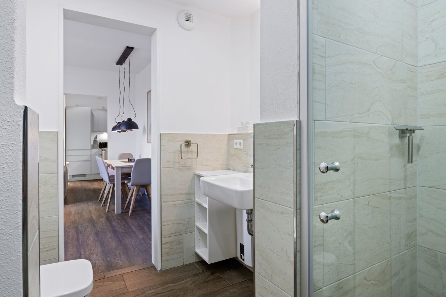 Ohlerich Speicher Ohlerich Speicher 4-26 Wismar - Badezimmer mit Dusche