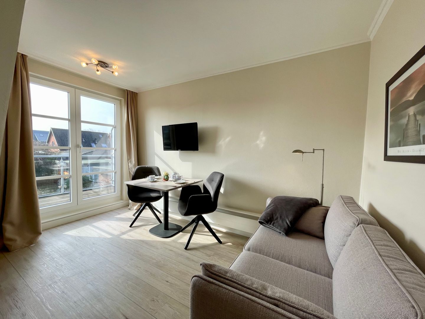 Haus an den Wiesen Seestern Tinnum - Wohnzimmer