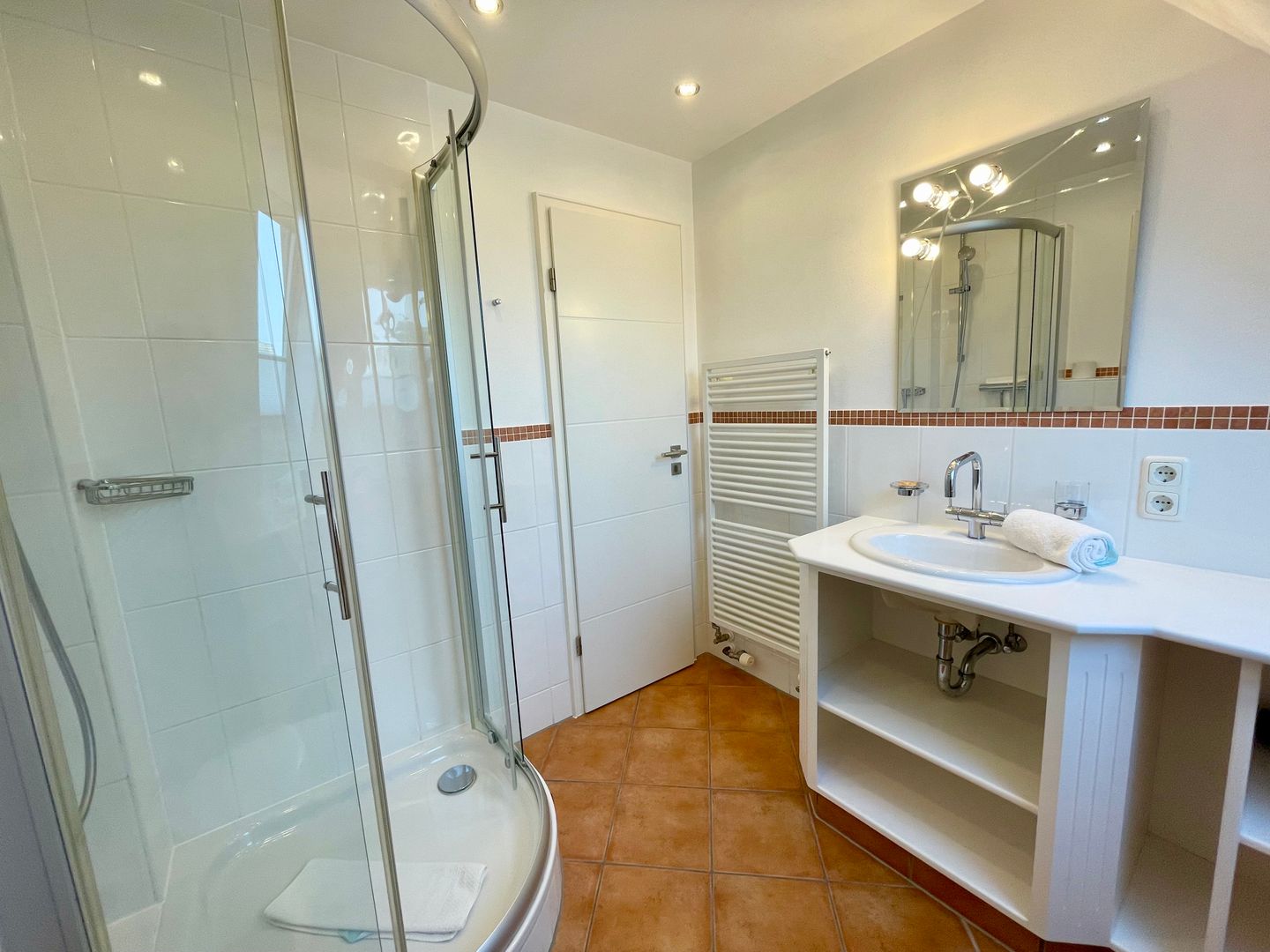 Haus an den Wiesen Seestern Tinnum - Badezimmer