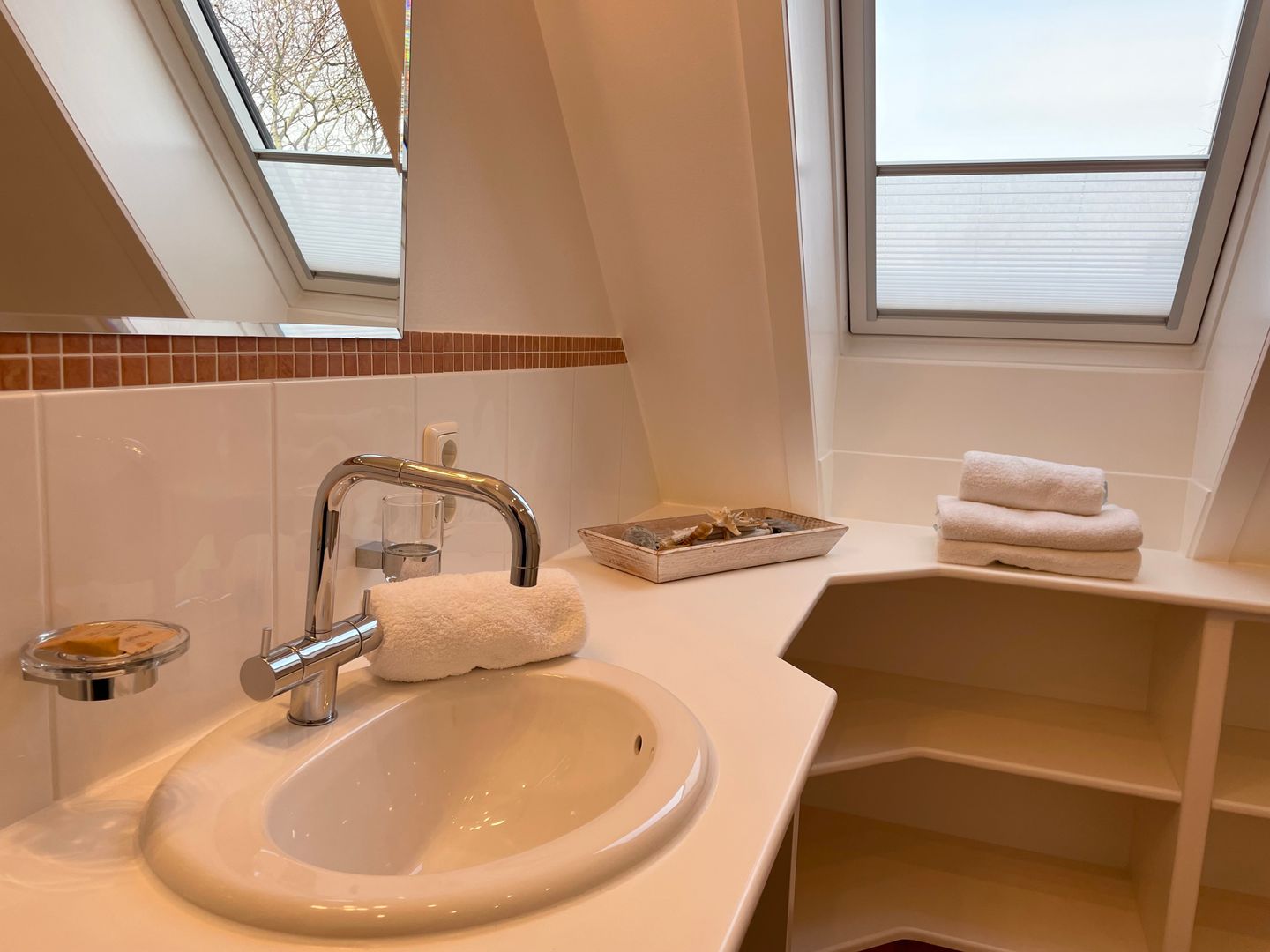 Haus an den Wiesen Seestern Tinnum - Badezimmer