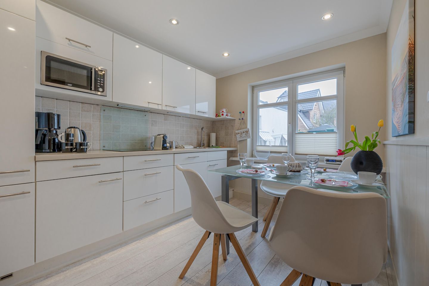 Villa Frische Brise 3 Seerose Westerland - Küche / Küchenzeile