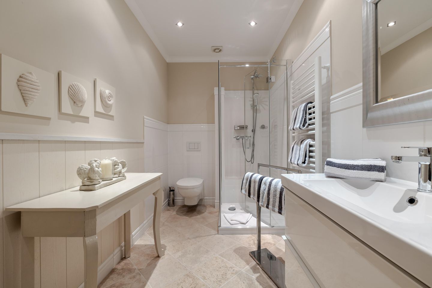 Villa Frische Brise 3 Seerose Westerland - Badezimmer