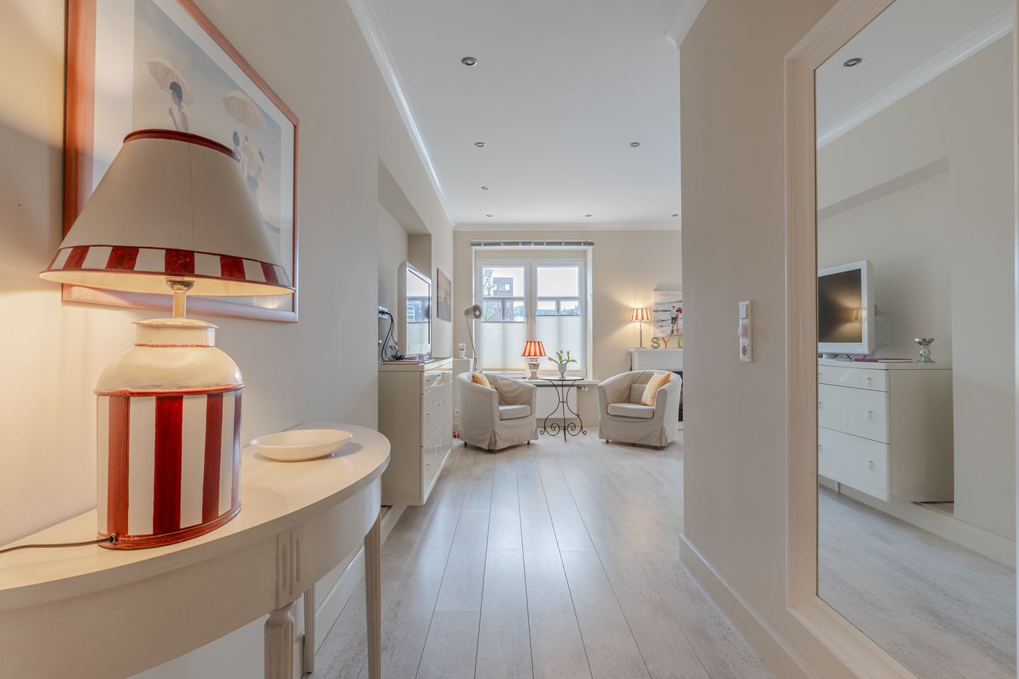 Villa Frische Brise 3 Seerose Westerland - Wohnzimmer